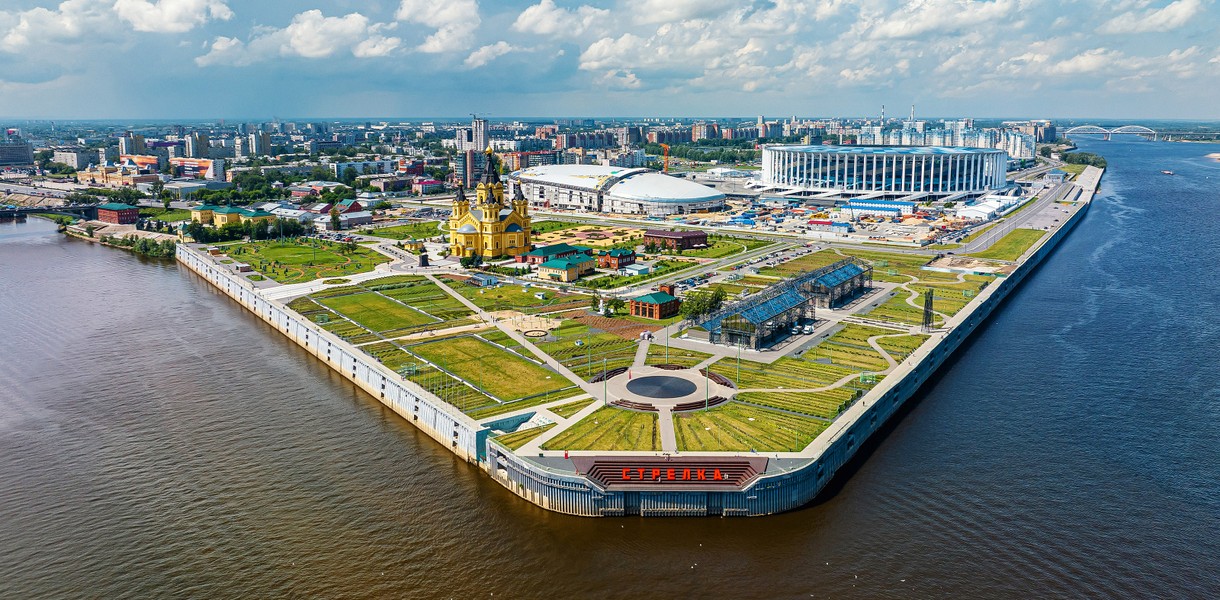 Путеводитель по Стрелке в Нижнем Новгороде