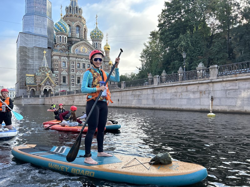 Фото - Экскурсия: "Сап‐променад по&nbsp;рекам и&nbsp;каналам Петербурга"