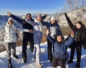 Фото отзыва 5: авторский тур "Летим на&nbsp;снежный Марс: инопланетная долина Кызыл-Чин и Гейзерное озеро"
